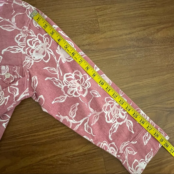 Coldwater Creek Blush Pink Floral Print Top - Picture 14 of 16